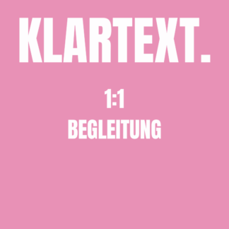 1:1 KLARTEXT. Schriftliche Begleitung eines Mentalogs
