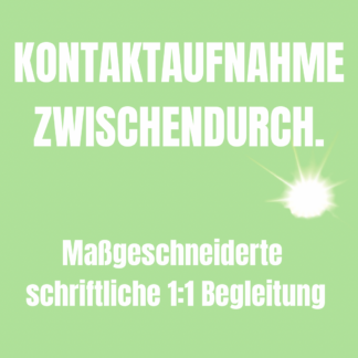 KONTAKTAUFNAHME ZWISCHENDURCH